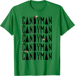 Candyman Bees Funny Urban Legend Scary Halloween T-Shirt - T-Shirt | Irish Green