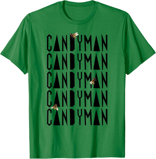 Candyman Bees Funny Urban Legend Scary Halloween T-Shirt - T-Shirt | Irish Green