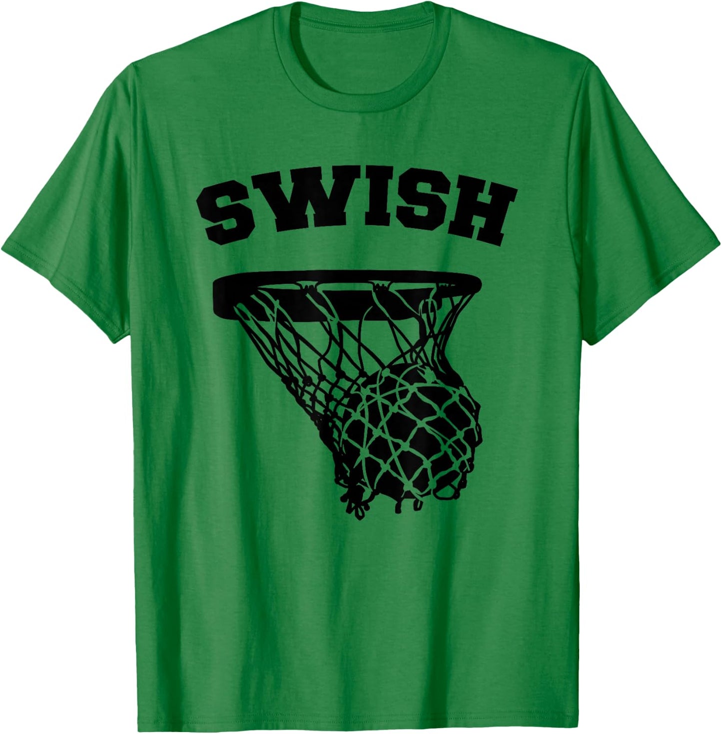 Basketball Swish T-Shirt - T-Shirt | Irish Green