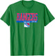 New York Rangers Faceoff Gray Officially Licensed T-Shirt - T-Shirt | Irish Green