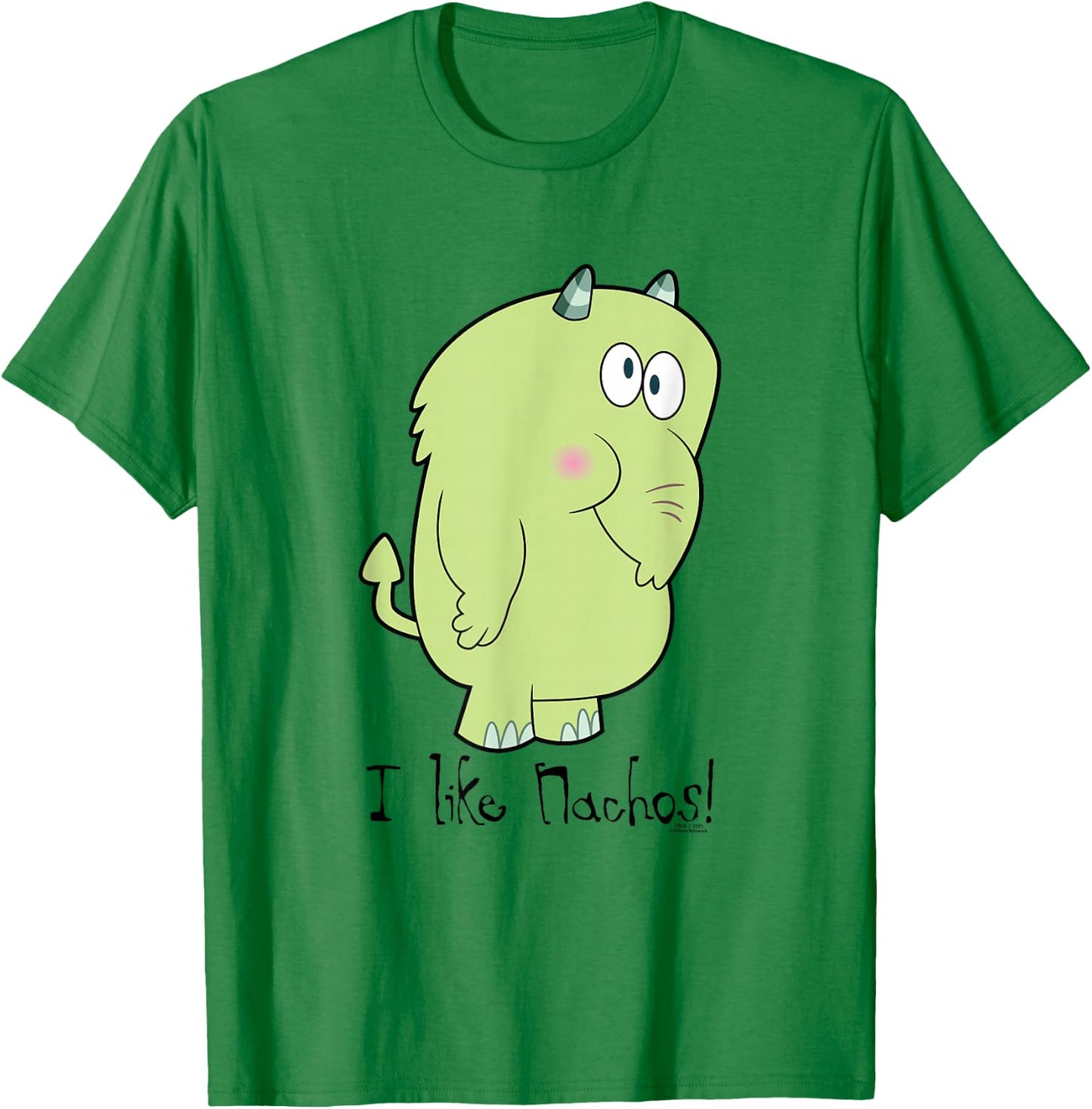 The Grim Adventures of Billy & Mandy Fred - I Like Nachos T-Shirt - T-Shirt | Irish Green