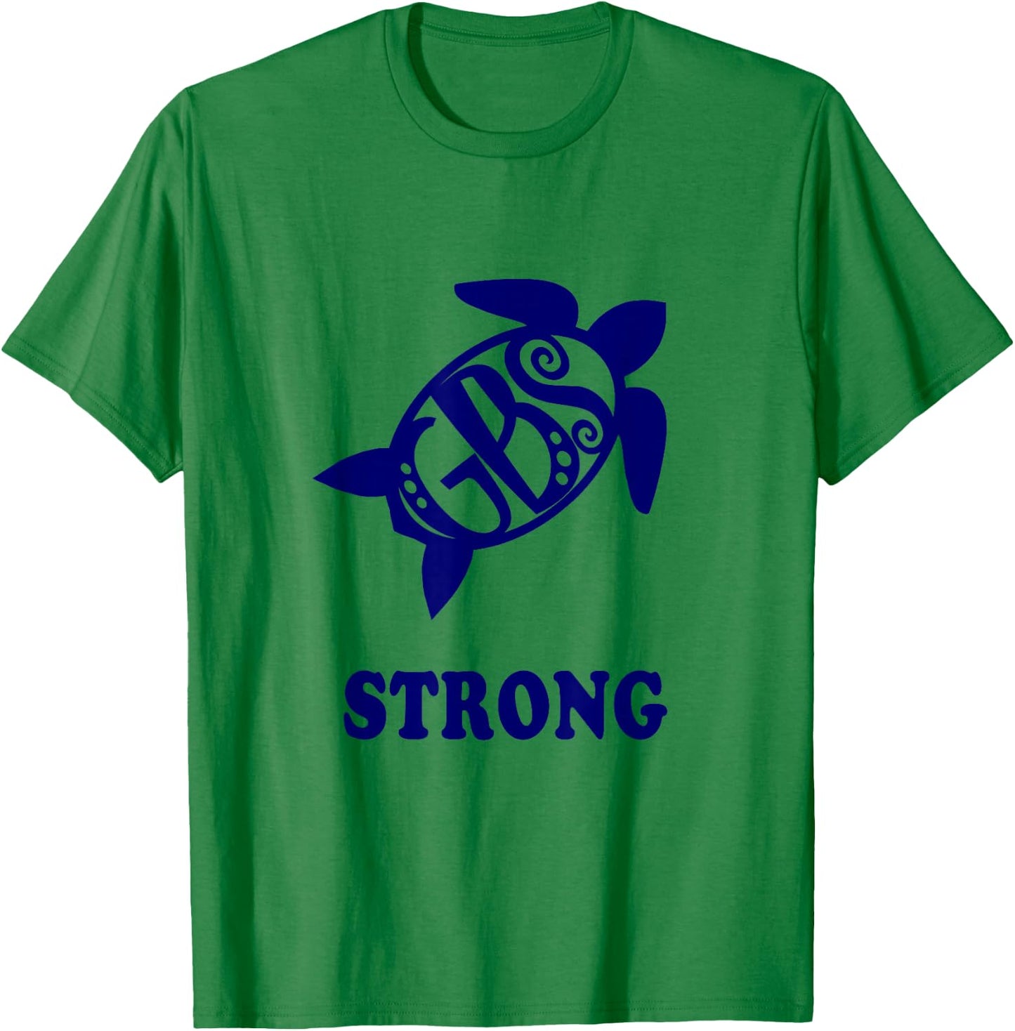 GBS turtle STRONG Guillain Barre syndrome survivor T-Shirt - T-Shirt | Irish Green