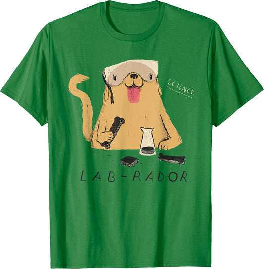 Lab-rador Labrador / Science Dog T-Shirt - T-Shirt | Irish Green