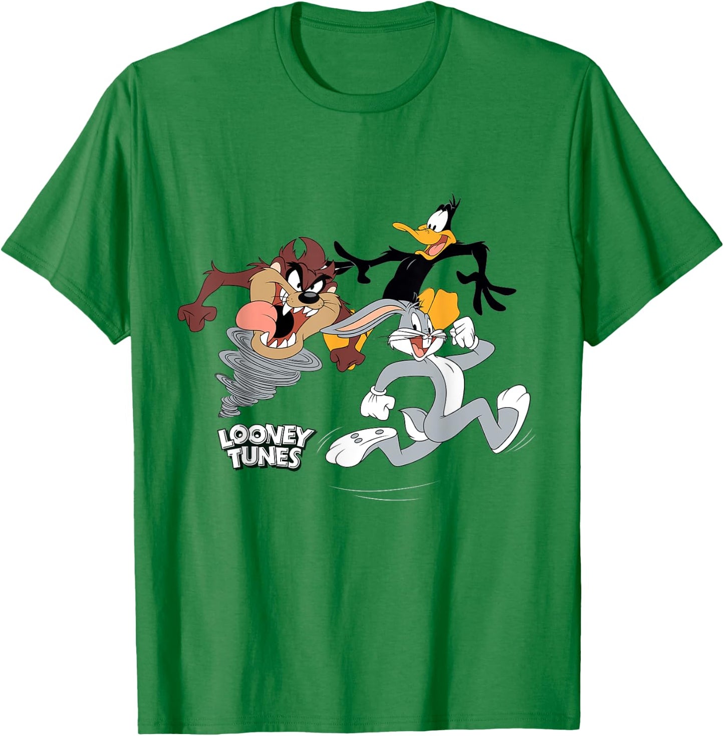 Trio Bugs Daffy Taz T-Shirt - T-Shirt | Irish Green