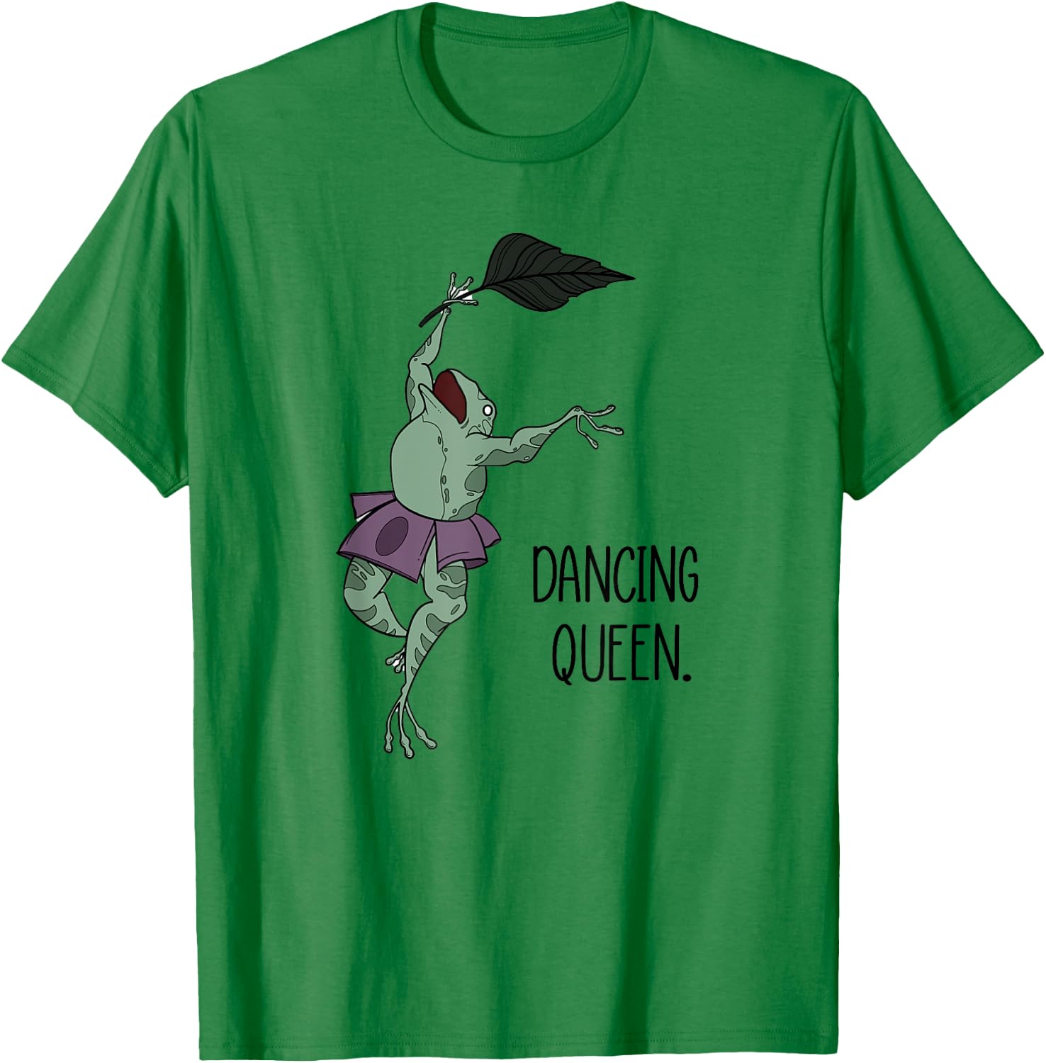 Dancing Queen Frog Ballet Dance T-Shirt - T-Shirt | Irish Green