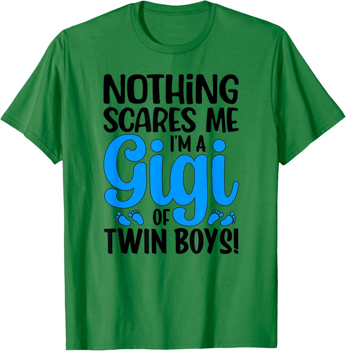 I'm A Gigi Of Twin Boys Twin Gigi Of Twins T-Shirt - T-Shirt | Irish Green