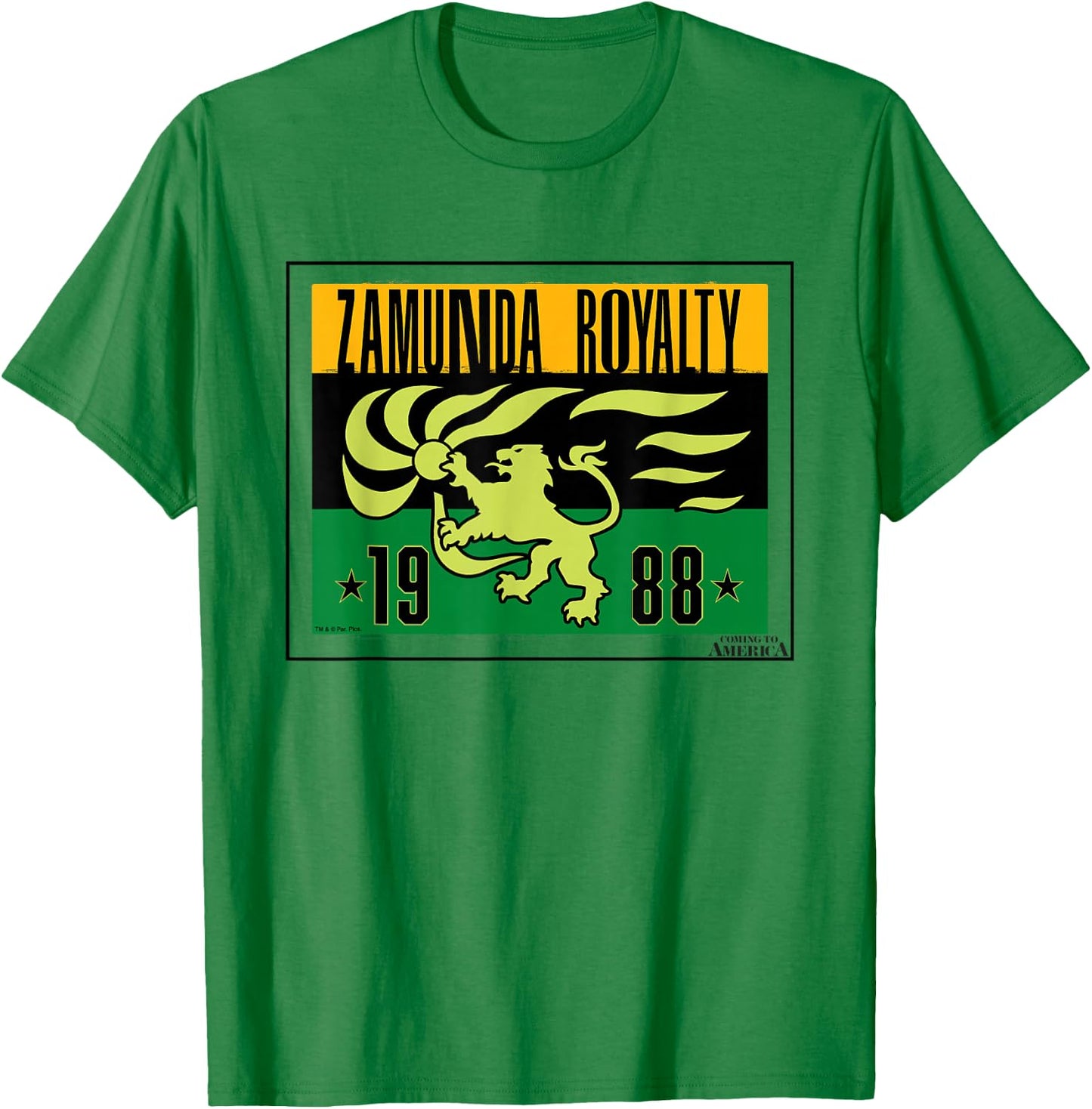Coming To America Zamunda Royalty 1988 T-Shirt - T-Shirt | Irish Green