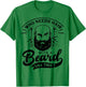 Who needs Hair with a Beard like this Viking Bearded Men T-Shirt - T-Shirt | Irish Green