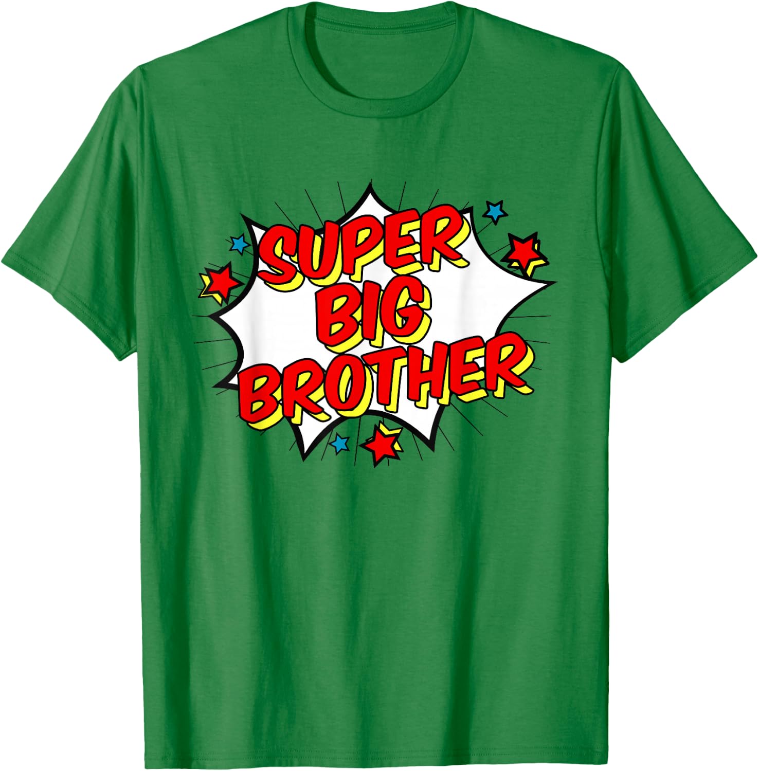 Superhero Super Big Brother Matching Sibling T-Shirt - T-Shirt | Irish Green