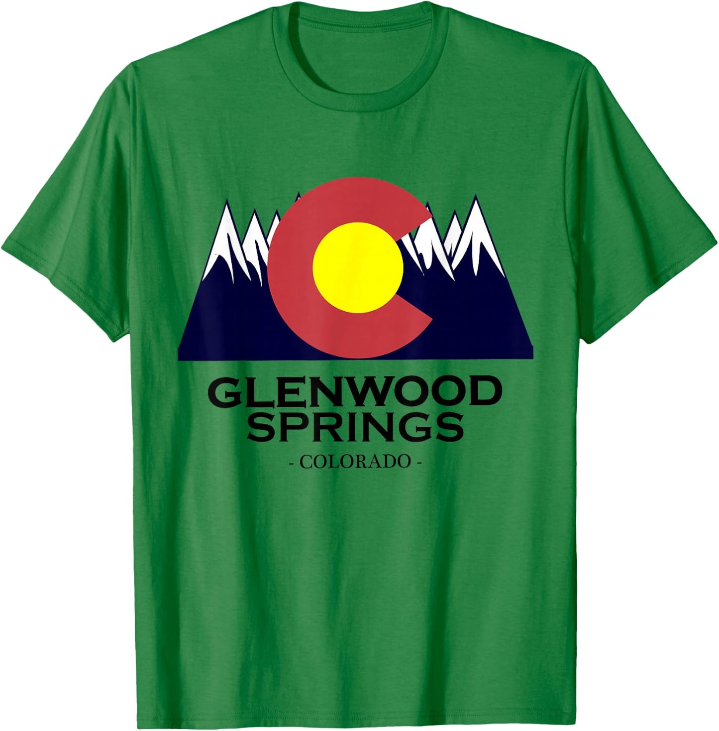 Glenwood Springs Colorado - | Mountain - Gift T-Shirt - T-Shirt | Irish Green