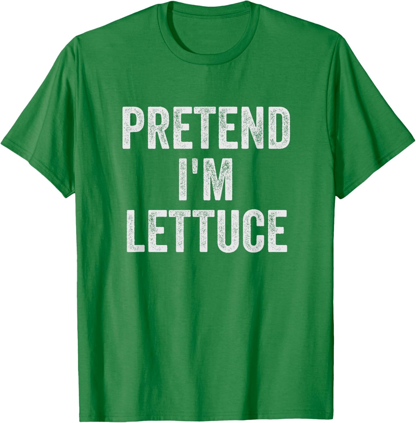 Lazy Halloween Costume Shirt Pretend I'm Lettuce Gift T-Shirt - T-Shirt | Irish Green