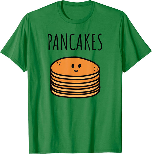 Pancakes Syrup Matching Couple Costume BFF Halloween Funny T-Shirt - T-Shirt | Irish Green