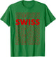 Swiss Heritage Roots Aesthetic Modern Design T-Shirt - T-Shirt | Irish Green