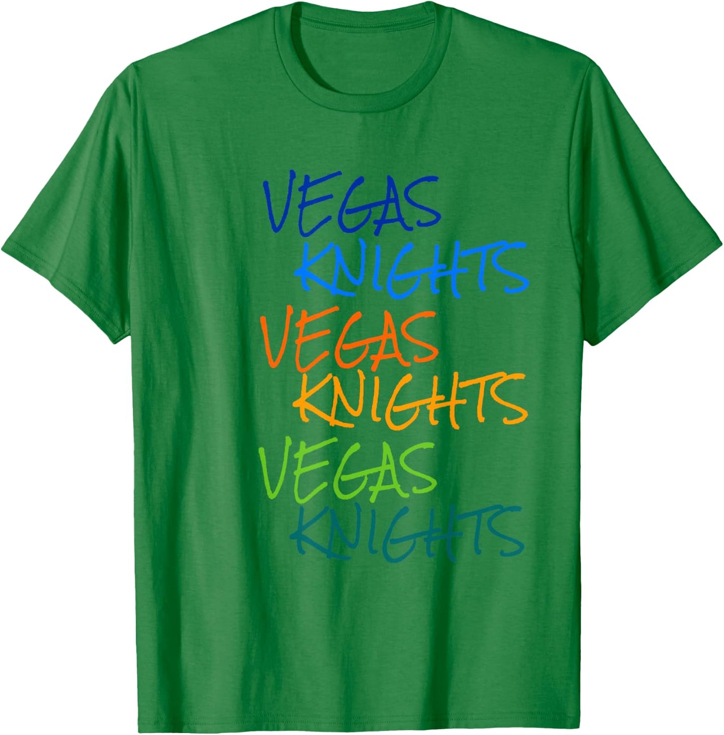 Vegas Knights VGK Colorful Rainbow /Youth T-Shirt - T-Shirt | Irish Green