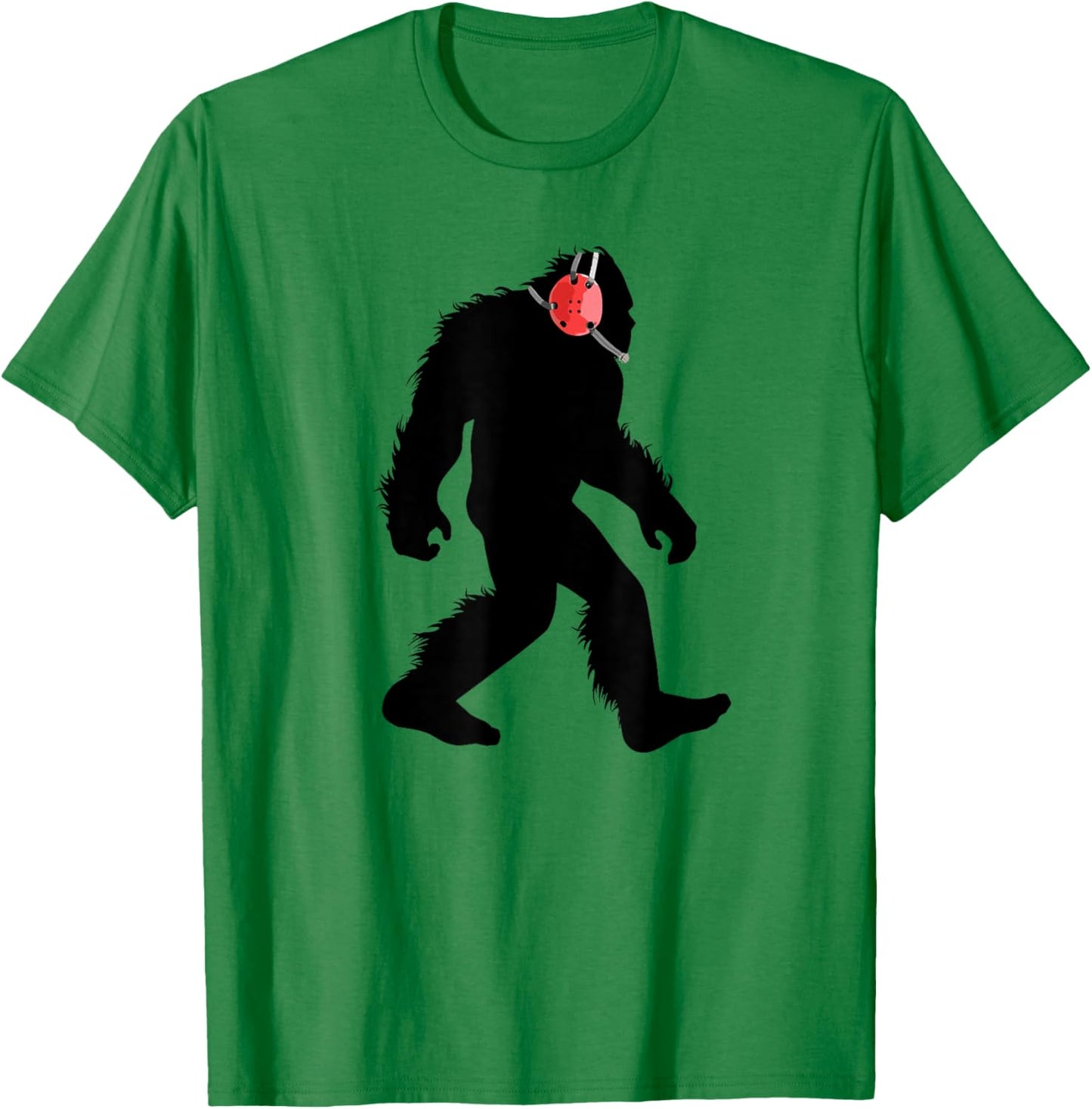 Bigfoot Wrestling Sport Sasquatch Wrestler T-Shirt - T-Shirt | Irish Green