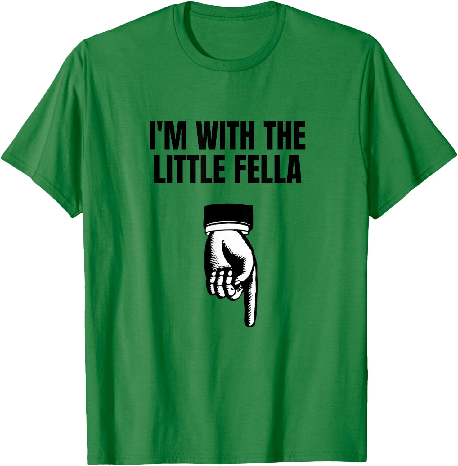 I'm with The Little Fella Embarrassing Vacation Swap T-Shirt - T-Shirt | Irish Green
