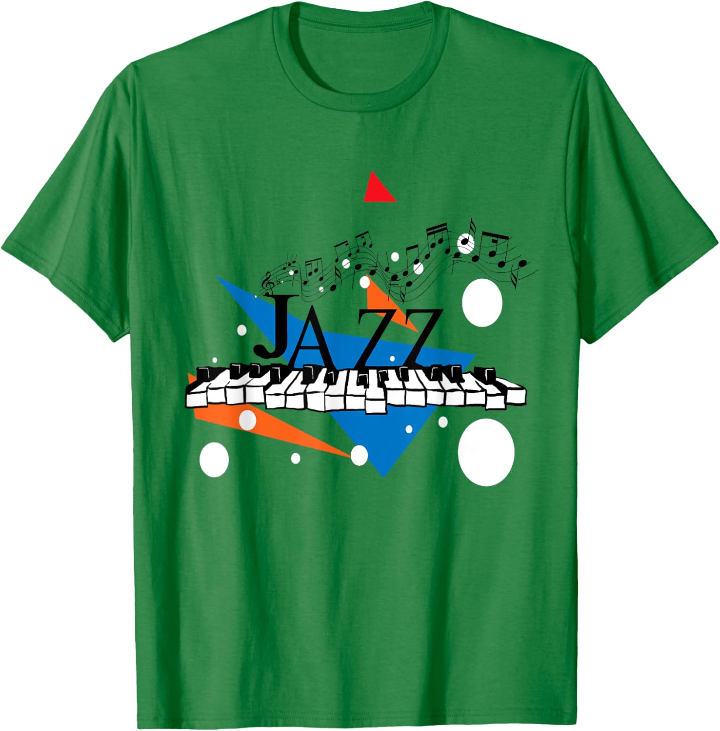 Jazz Piano Player with Keys for Music Teachers T-Shirt - T-Shirt | Irish Green