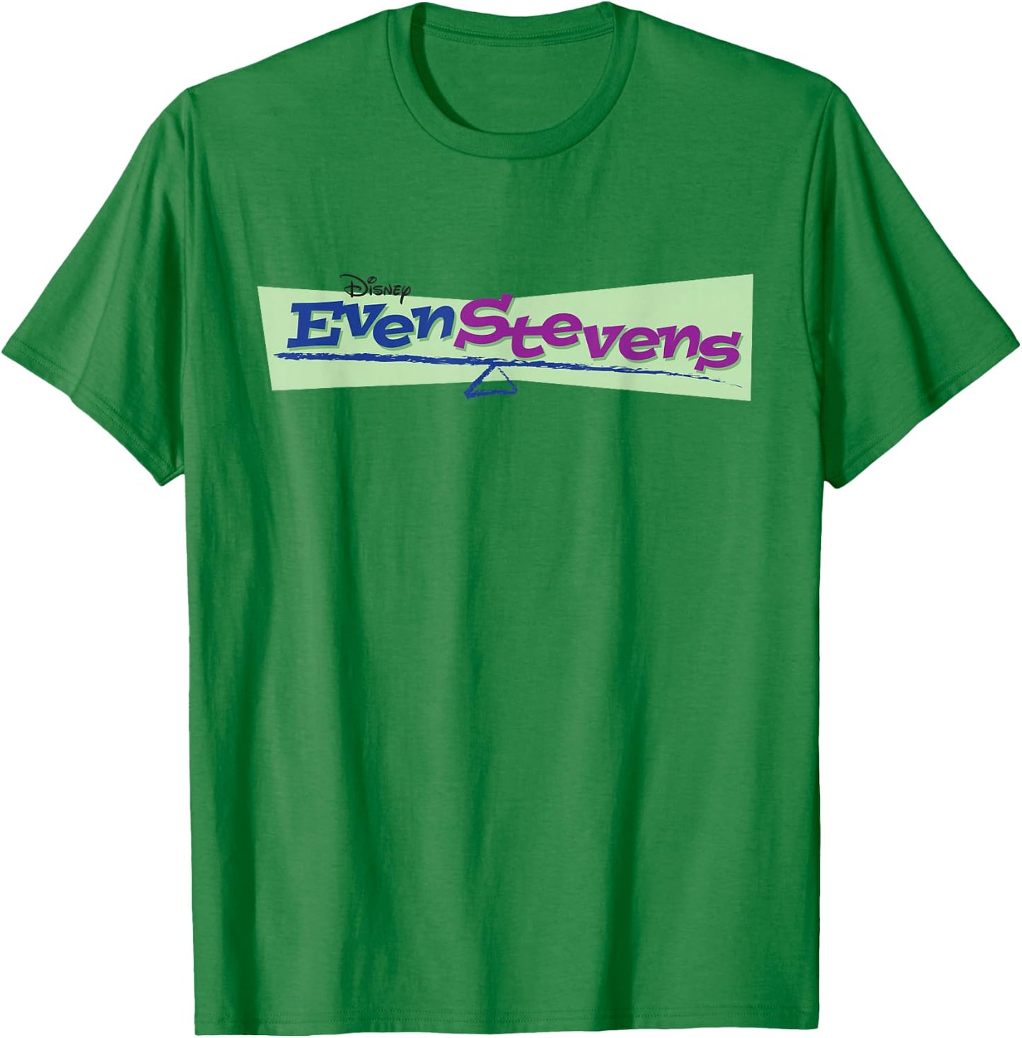 Disney Channel Even Stevens Series Logo T-Shirt - T-Shirt | Irish Green