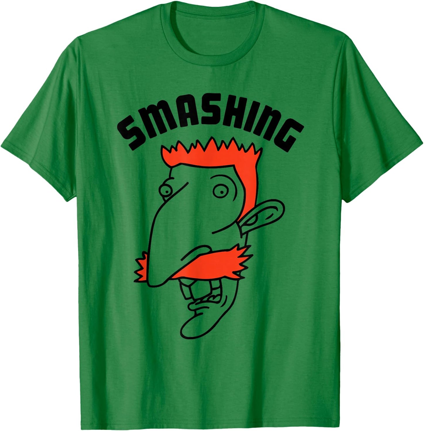 The Wild Thornberrys "Smashing" Nigel's Head T-Shirt - T-Shirt | Irish Green