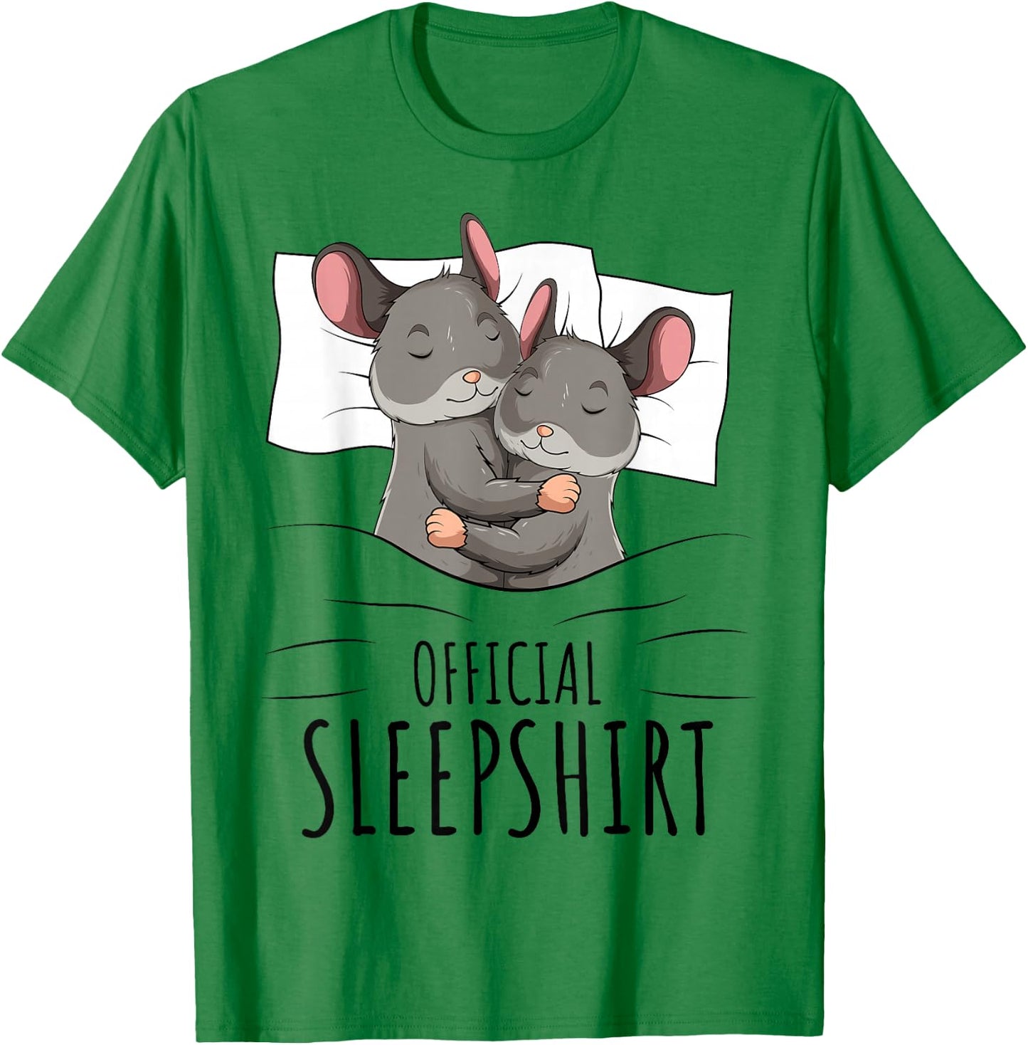 Chinchilla Official Sleepshirt T-Shirt - T-Shirt | Irish Green