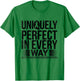 Uniquely Perfect In Every Way Down Syndrome Awareness Month T-Shirt - T-Shirt | Irish Green