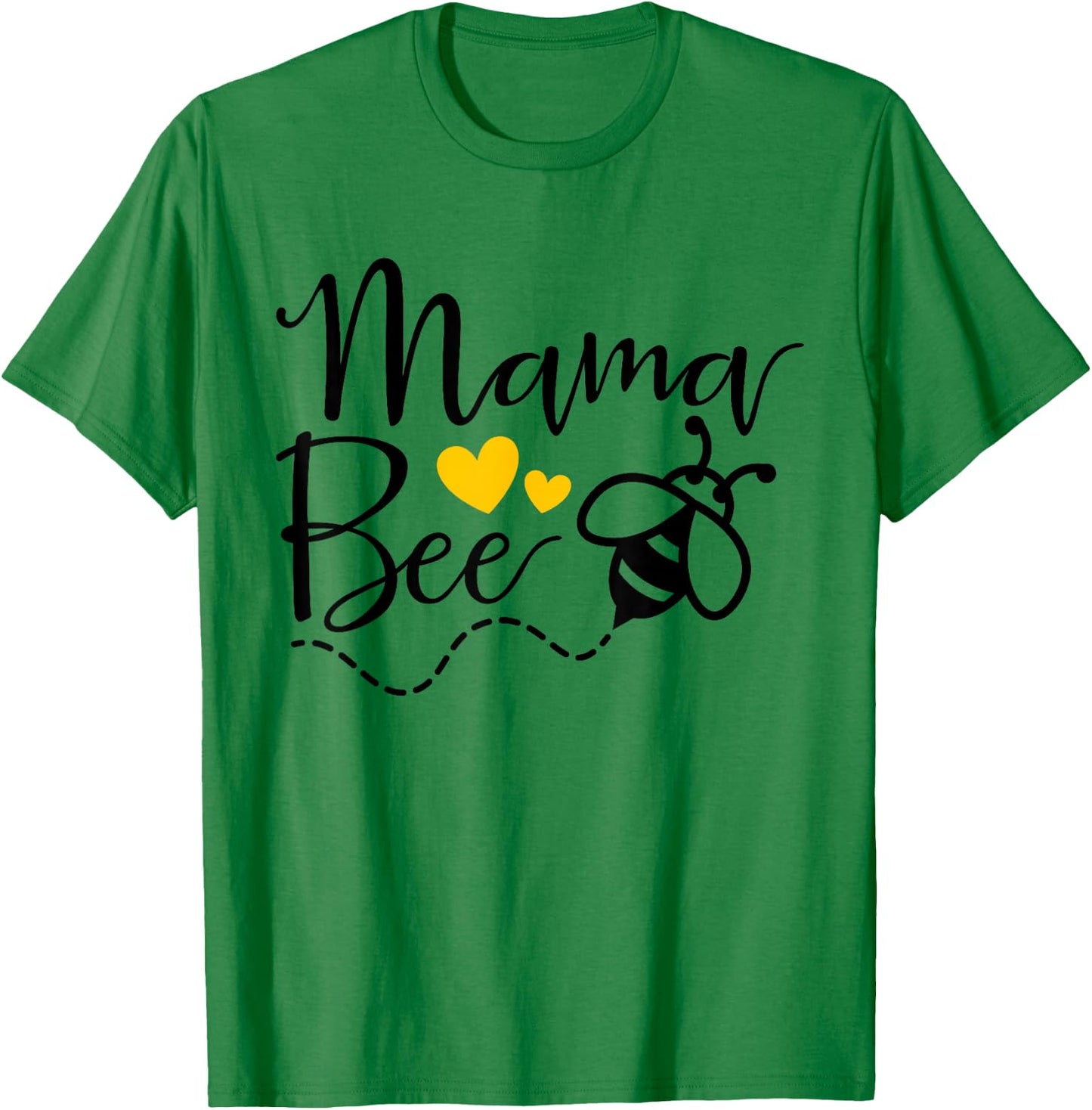 Mama Bee Mommy Bee Mother Bee Love Funny Cute Mother's Day T-Shirt - T-Shirt | Irish Green