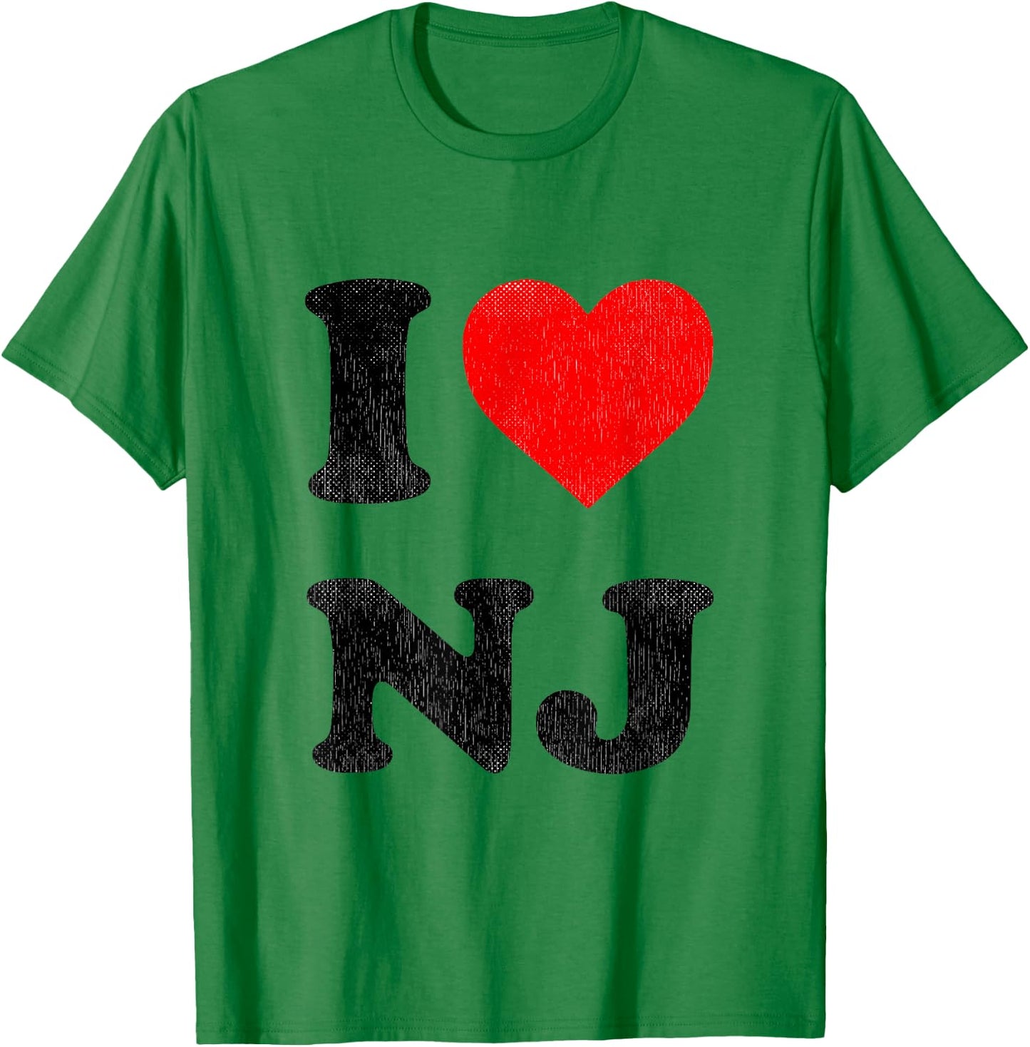 I Love NJ Funny Saying Lawyer Neue Justiz [German Language] T-Shirt - T-Shirt | Irish Green
