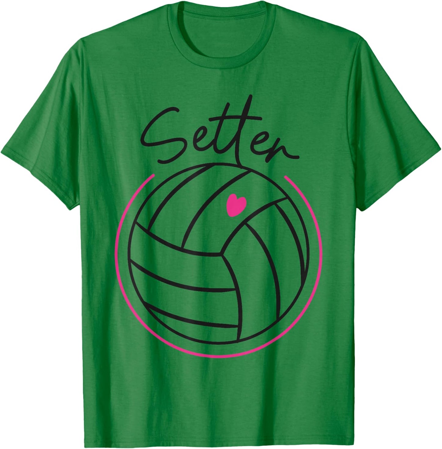 Volleyball Player Team Setter T-Shirt - T-Shirt | Irish Green