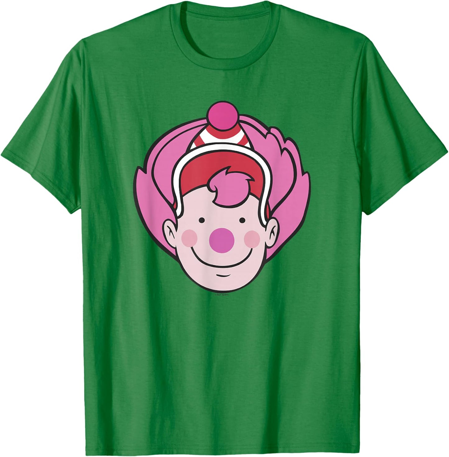 Candy Land Halloween Mr. Mint Big Face T-Shirt - T-Shirt | Irish Green