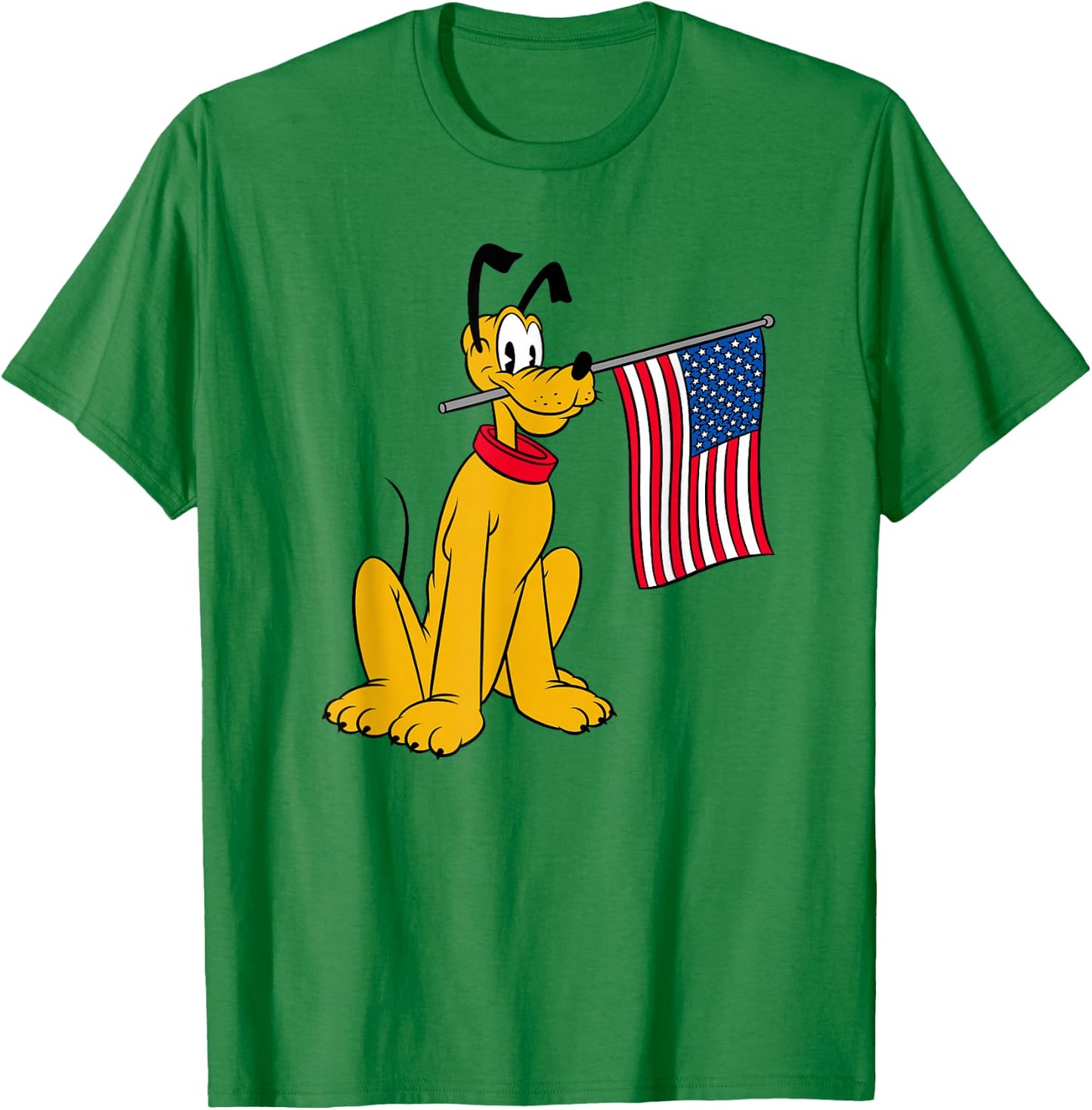 Disney Pluto Americana T-Shirt - T-Shirt | Irish Green