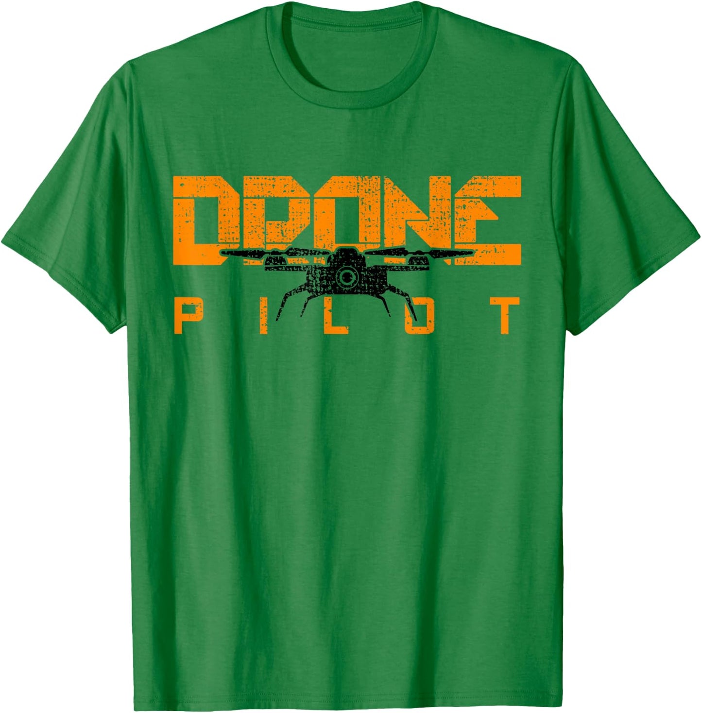 Drone Droning Quadcopter Pilot T-Shirt - T-Shirt | Irish Green