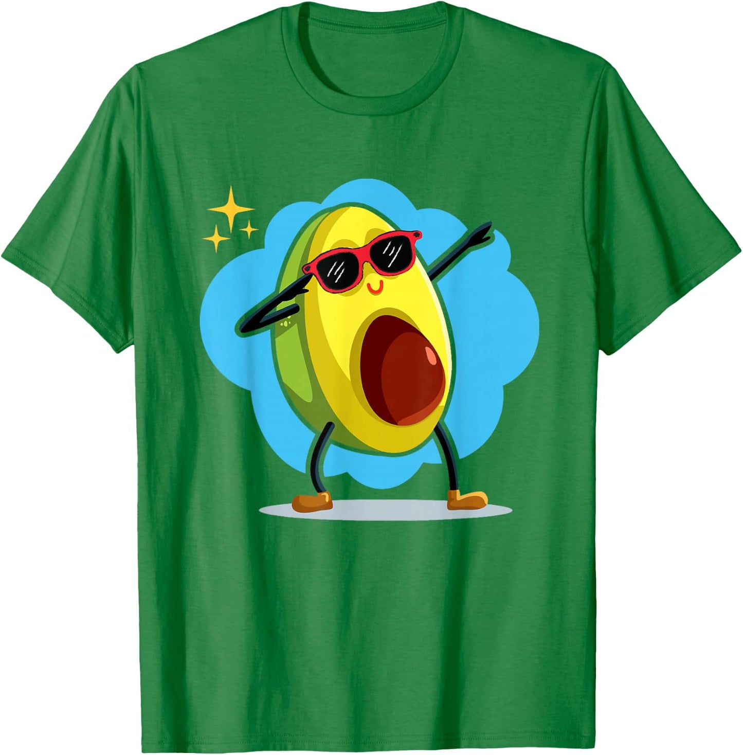 Cute Dabbing Avocado Shirt Funny Avocado Costume Kids T-Shirt - T-Shirt | Irish Green