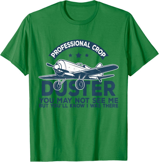 Crop Dusting Professional Crop Duster Funny Fart T-Shirt - T-Shirt | Irish Green