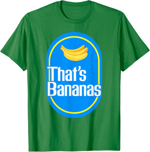 Funny Bananas Shirt That's Bananas Halloween Costume T-Shirt - T-Shirt | Irish Green