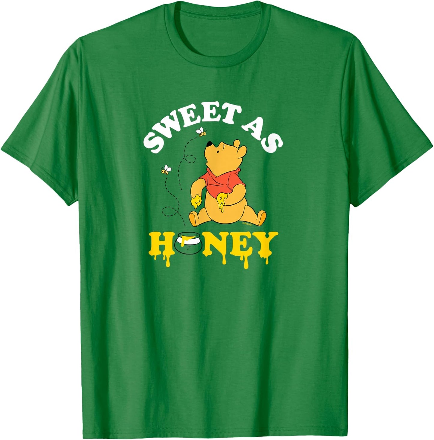 Winnie the Pooh - Sweet as Honey T-Shirt - T-Shirt | Irish Green