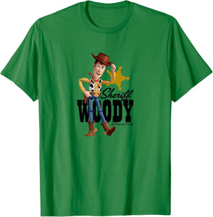 Toy Story - Sheriff Woody T-Shirt - T-Shirt | Irish Green