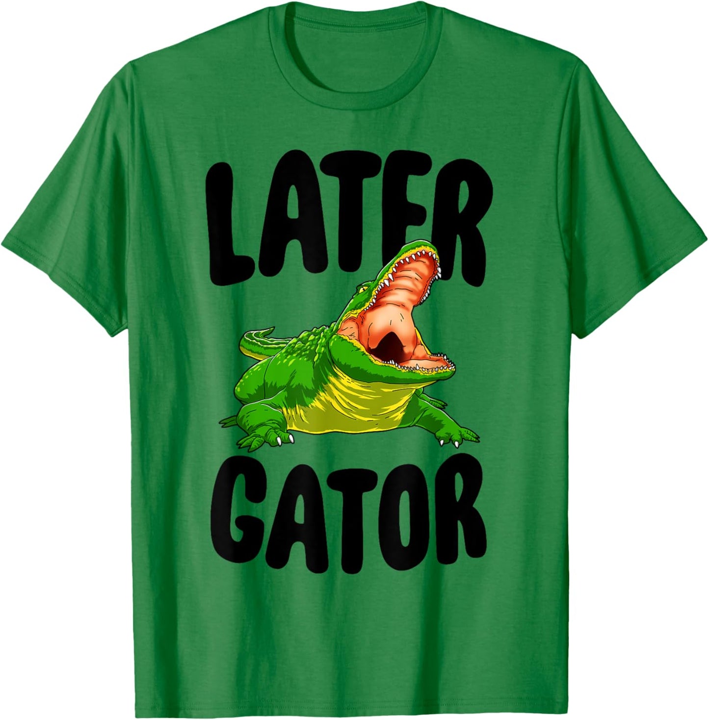 Later Gator Shirts Funny Women Alligator Novelty Gifts T-Shirt - T-Shirt | Irish Green