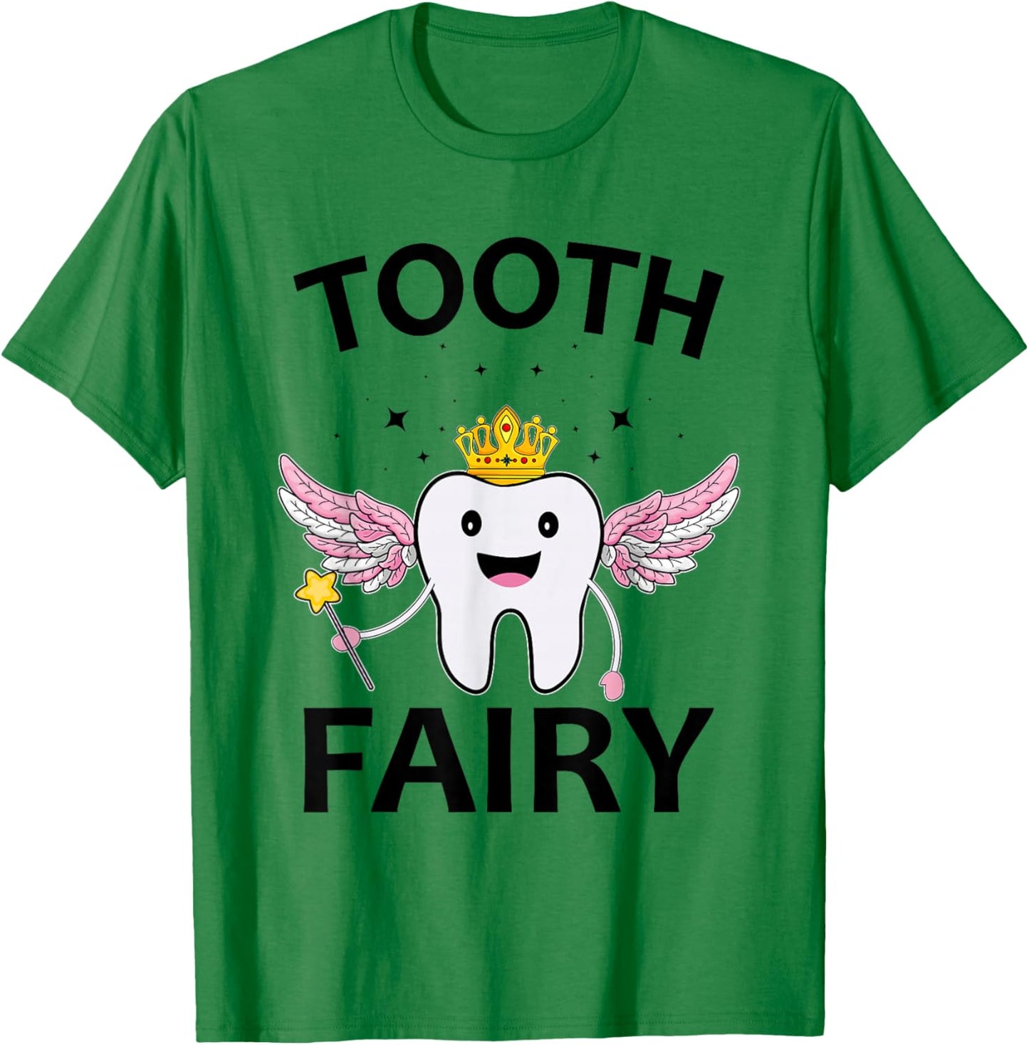 Tooth Fairy Halloween Costume Gift Girls Children T-Shirt - T-Shirt | Irish Green