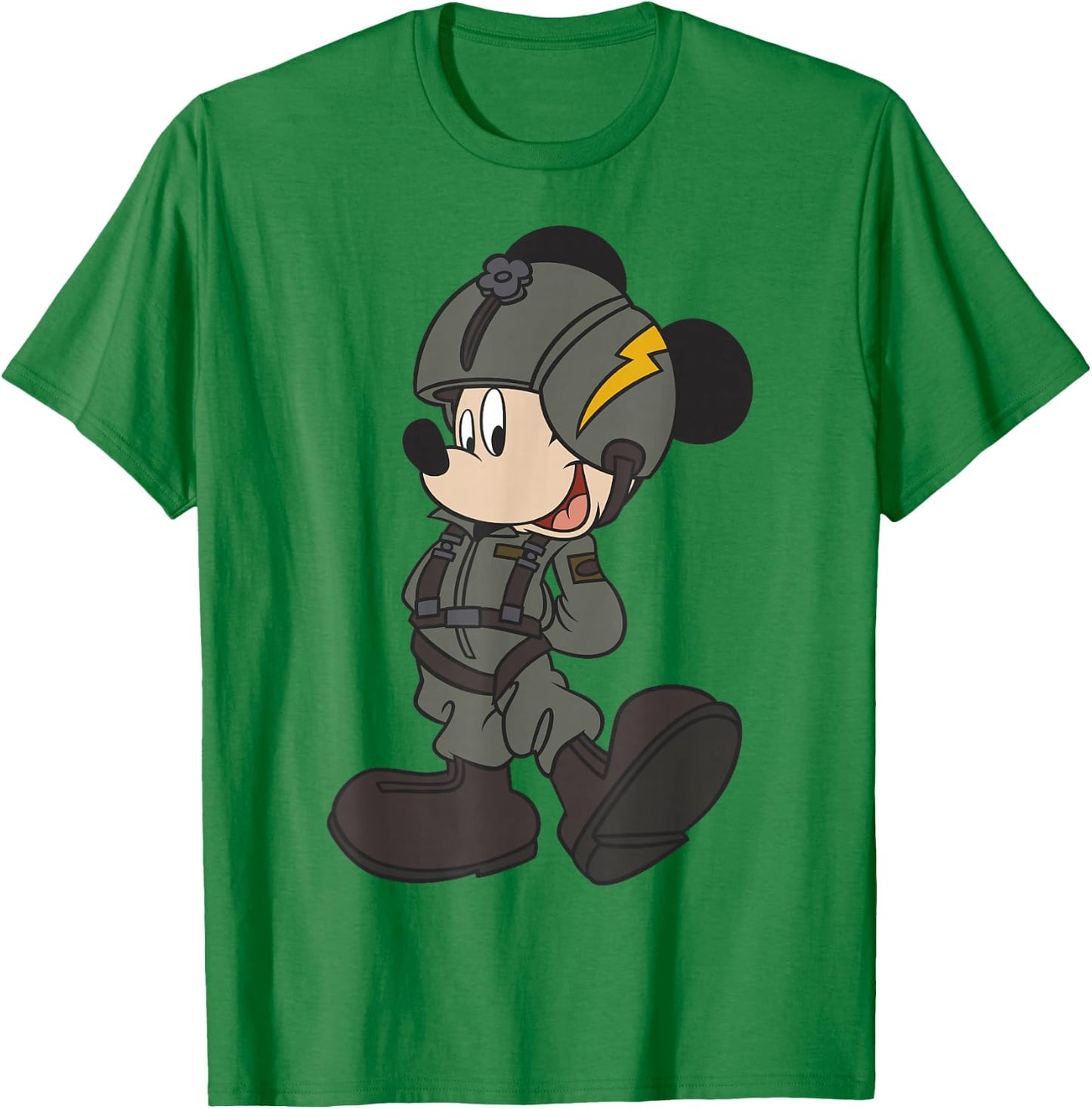 Disney Mickey Mouse Jet Pilot Outfit T-Shirt - T-Shirt | Irish Green