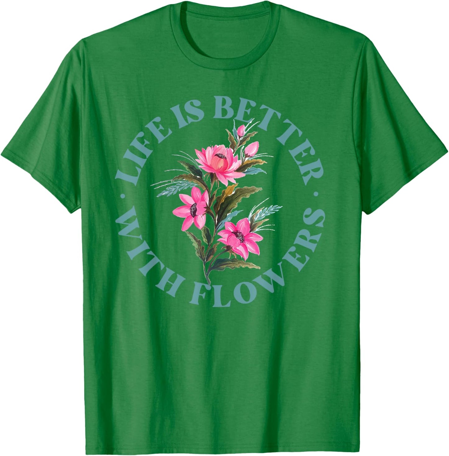 Florist Flower Bouquet Floral Designer Quote T-Shirt - T-Shirt | Irish Green