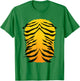 Tiger Costume Orange Tigers Print Stripes Halloween Costume T-Shirt - T-Shirt | Irish Green