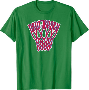 New Jersey Basketball Net Vintage T-Shirt - T-Shirt | Irish Green