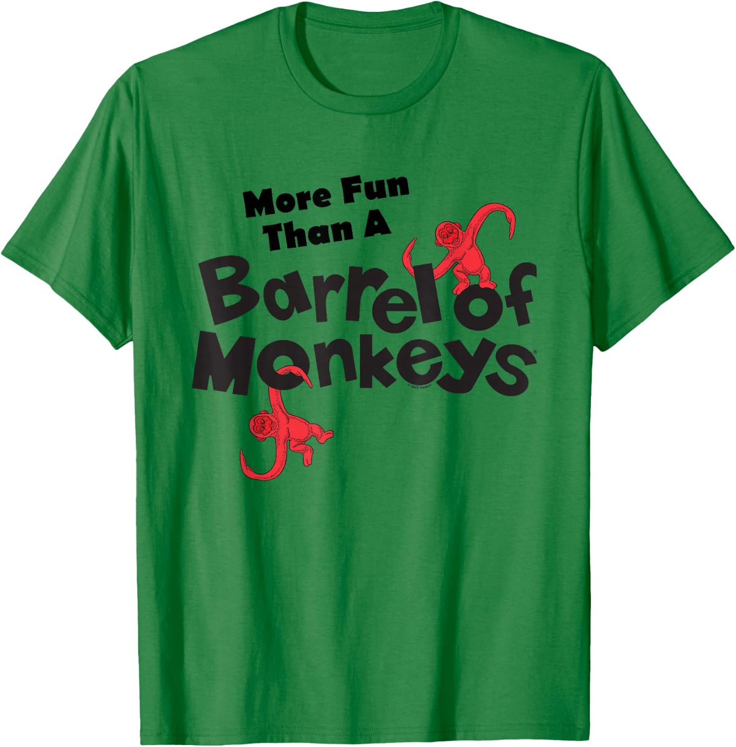 Barrel of Monkeys Dancing Monkeys T-Shirt - T-Shirt | Irish Green