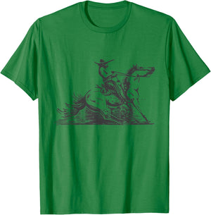Drawing Mexican Cowboy T-Shirt - T-Shirt | Irish Green