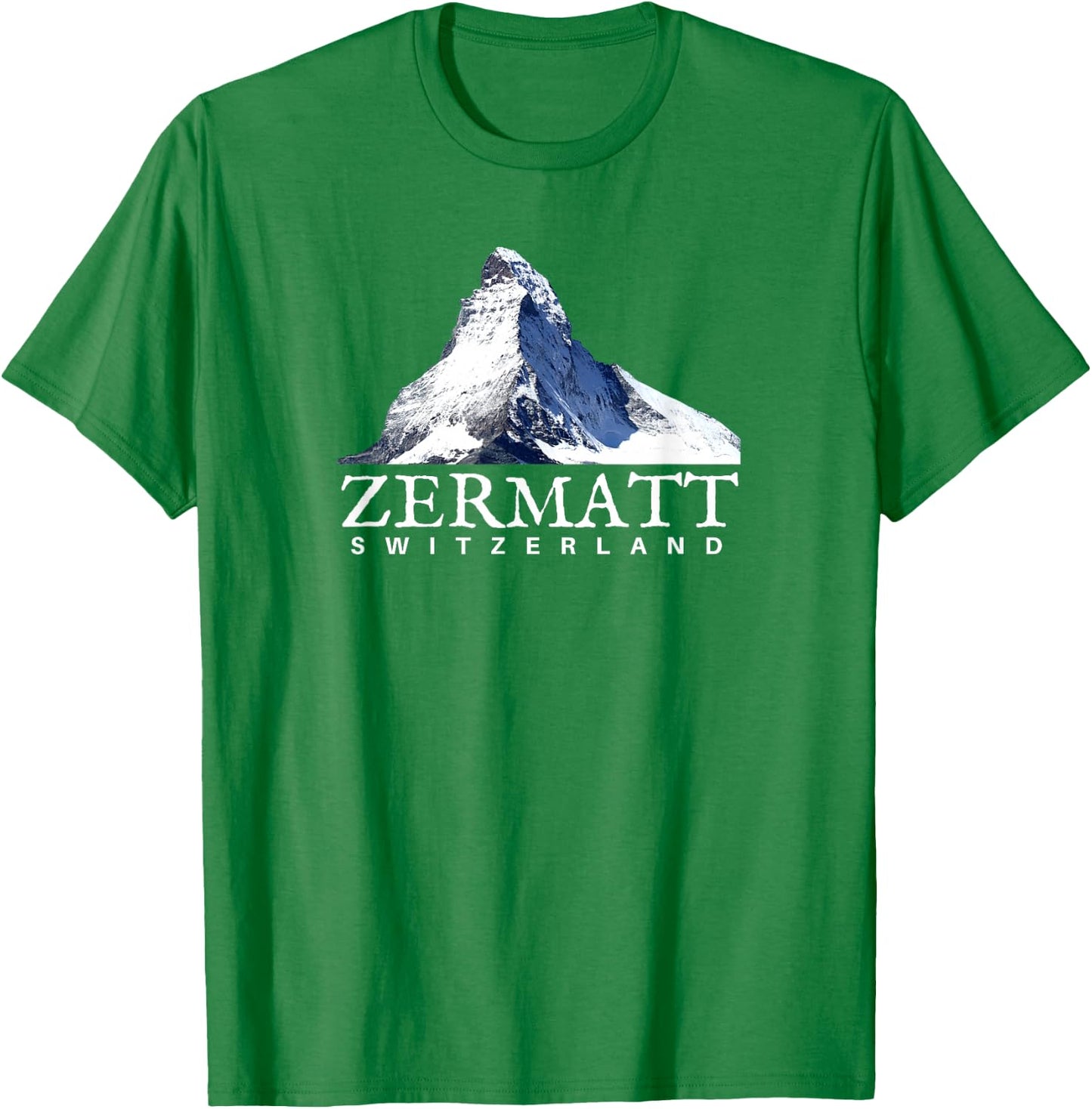 Zermatt Switzerland T-Shirt - T-Shirt | Irish Green