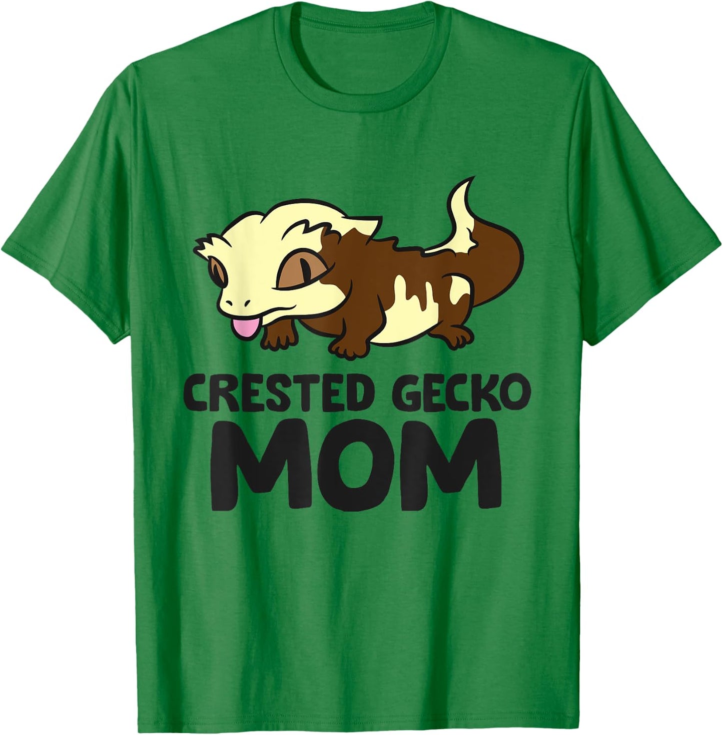 Crested Gecko Mom Lizard Reptile Crested Gecko Mama T-Shirt - T-Shirt | Irish Green