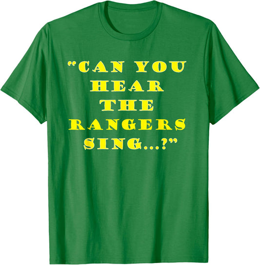 Can you hear the Rangers Sing T-Shirt - T-Shirt | Irish Green