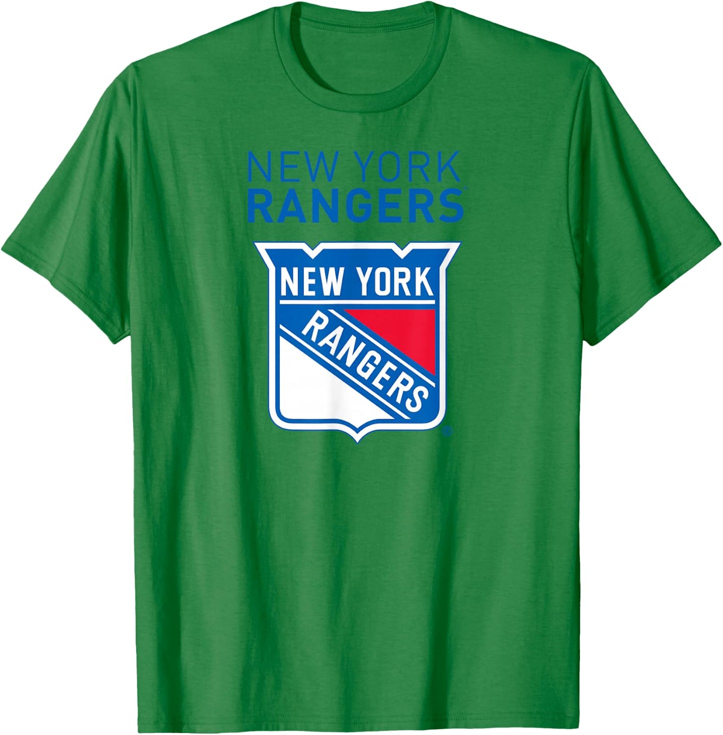 New York Rangers Power Play Gray Officially Licensed T-Shirt - T-Shirt | Irish Green