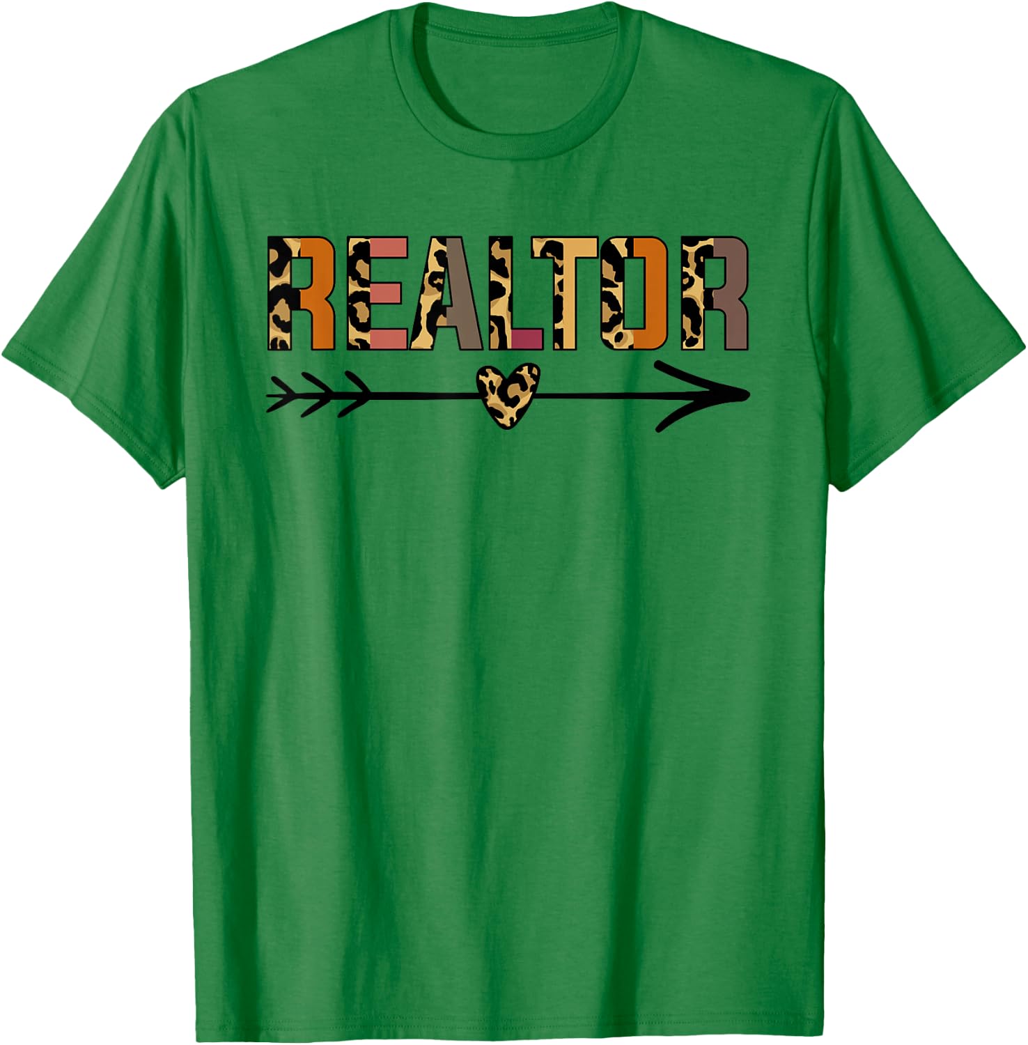jNQo Leopard Realtor Real Estate Realtor Life Women T-Shirt - T-Shirt | Irish Green