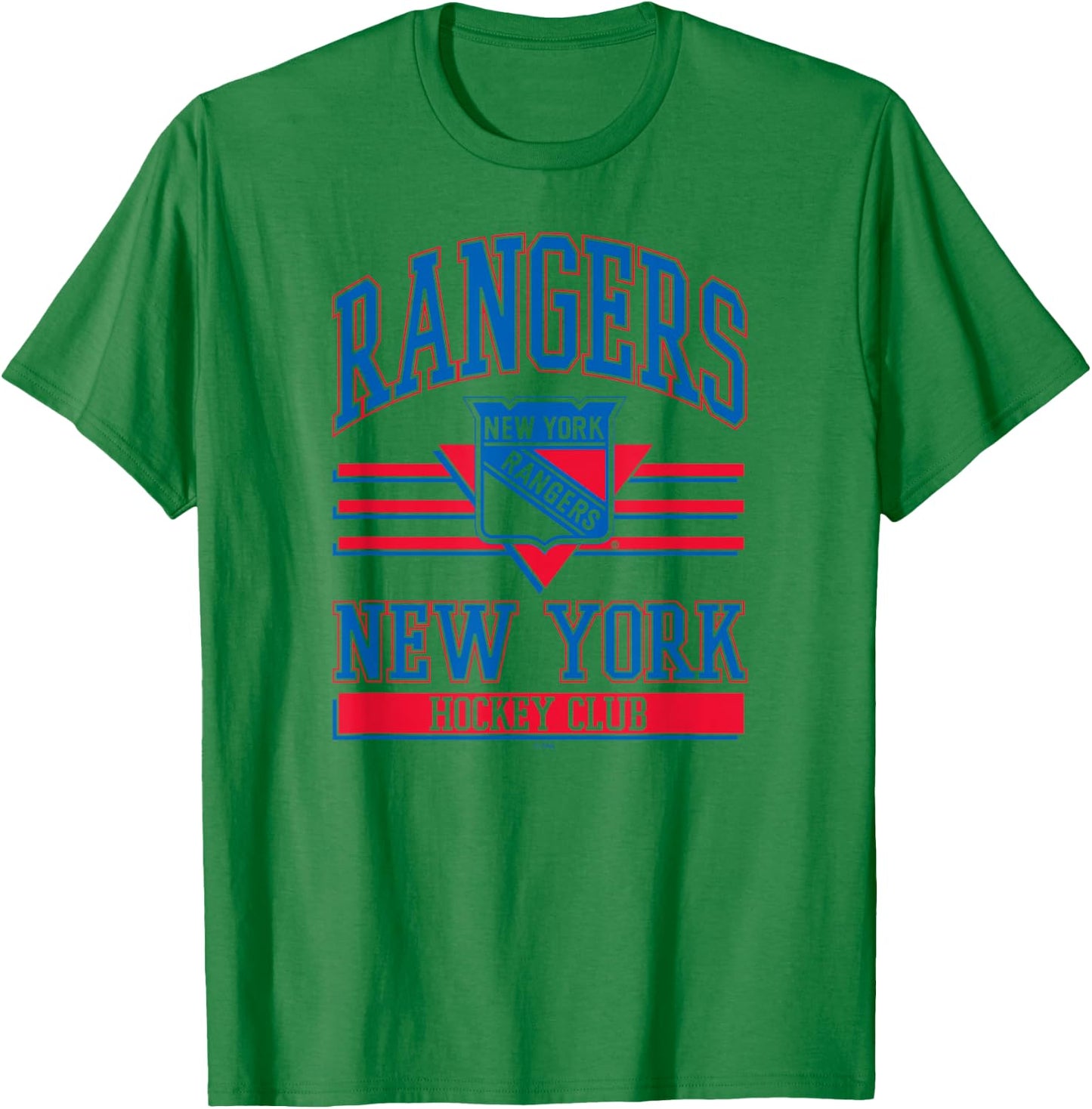New York Rangers Hockey Club White Officially Licensed T-Shirt - T-Shirt | Irish Green